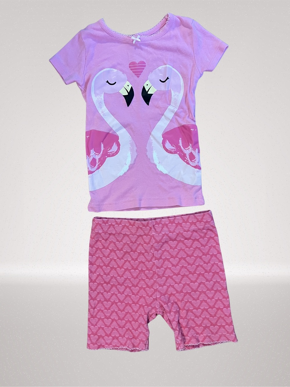 Kids Headquarters Pink Flamingo Pajama Set Size 5